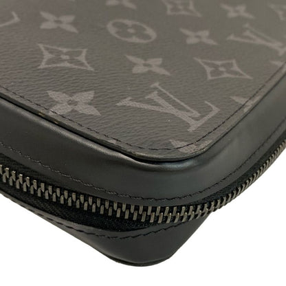 Louis Vuitton Long Wallet Monogram Eclipse Zippy XL In Canvas M61698 Monogram
