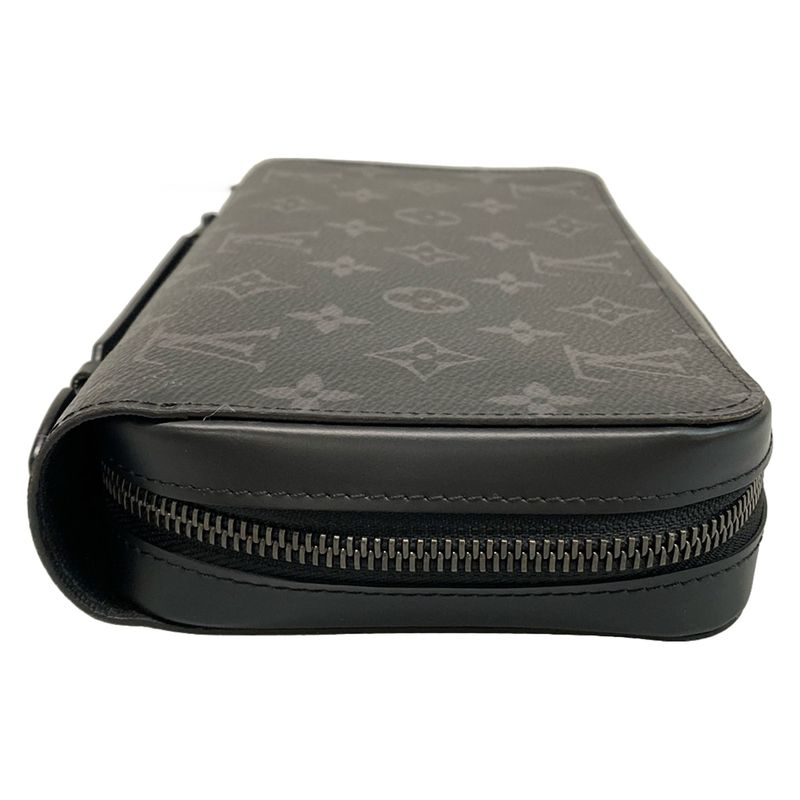 Louis Vuitton Long Wallet Monogram Eclipse Zippy XL In Canvas M61698 Monogram