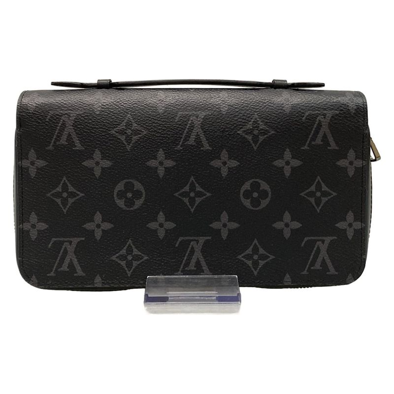Louis Vuitton Long Wallet Monogram Eclipse Zippy XL In Canvas M61698 Monogram