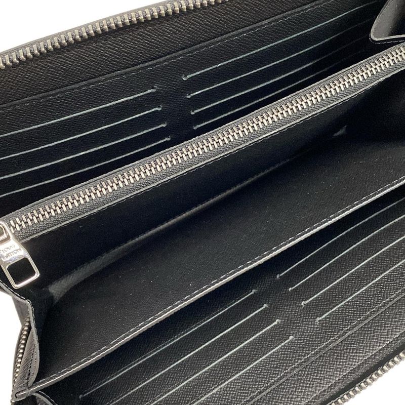 Louis Vuitton Long Wallet Monogram Eclipse Zippy XL In Canvas M61698 Monogram