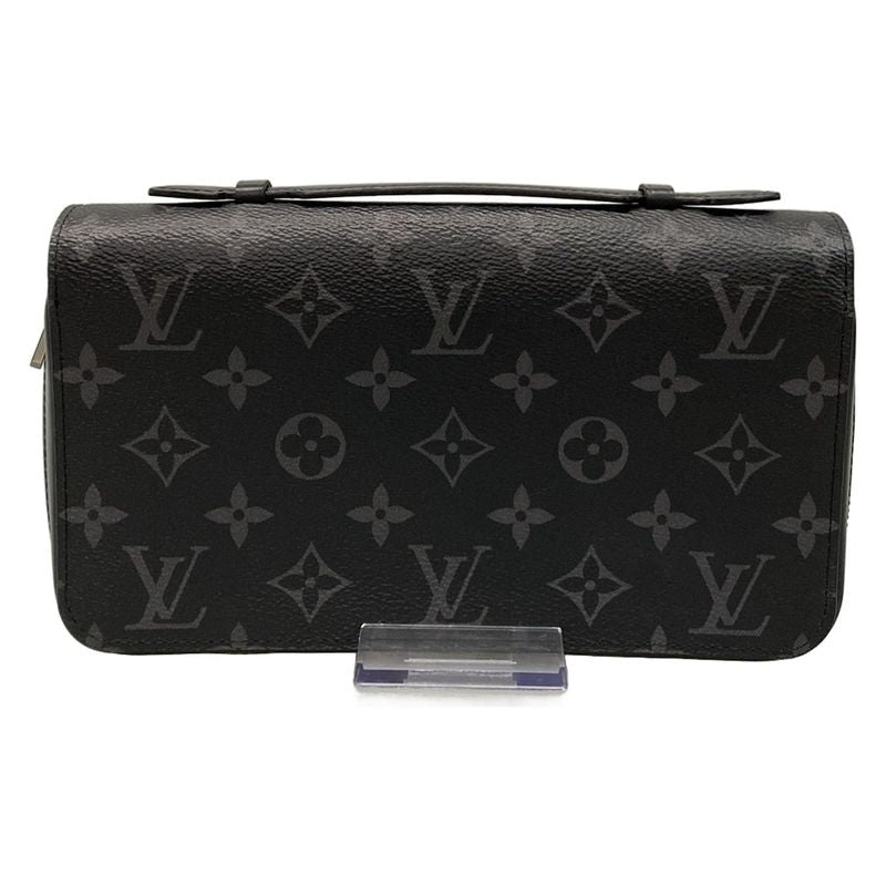 Louis Vuitton Long Wallet Monogram Eclipse Zippy XL In Canvas M61698 Monogram