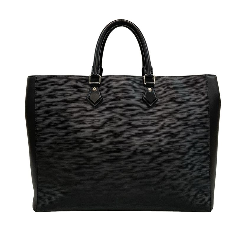 Louis Vuitton Epi Grand Sac M55185 Noir Black Leather Tote Bag Cowhide