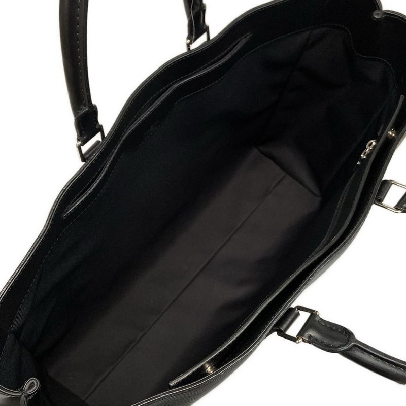 Louis Vuitton Epi Grand Sac M55185 Noir Black Leather Tote Bag Cowhide