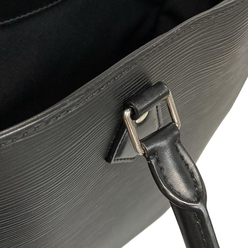 Louis Vuitton Epi Grand Sac M55185 Noir Black Leather Tote Bag Cowhide