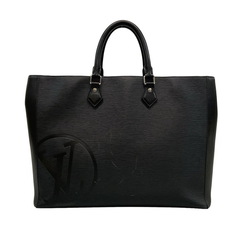 Louis Vuitton Epi Grand Sac M55185 Noir Black Leather Tote Bag Cowhide