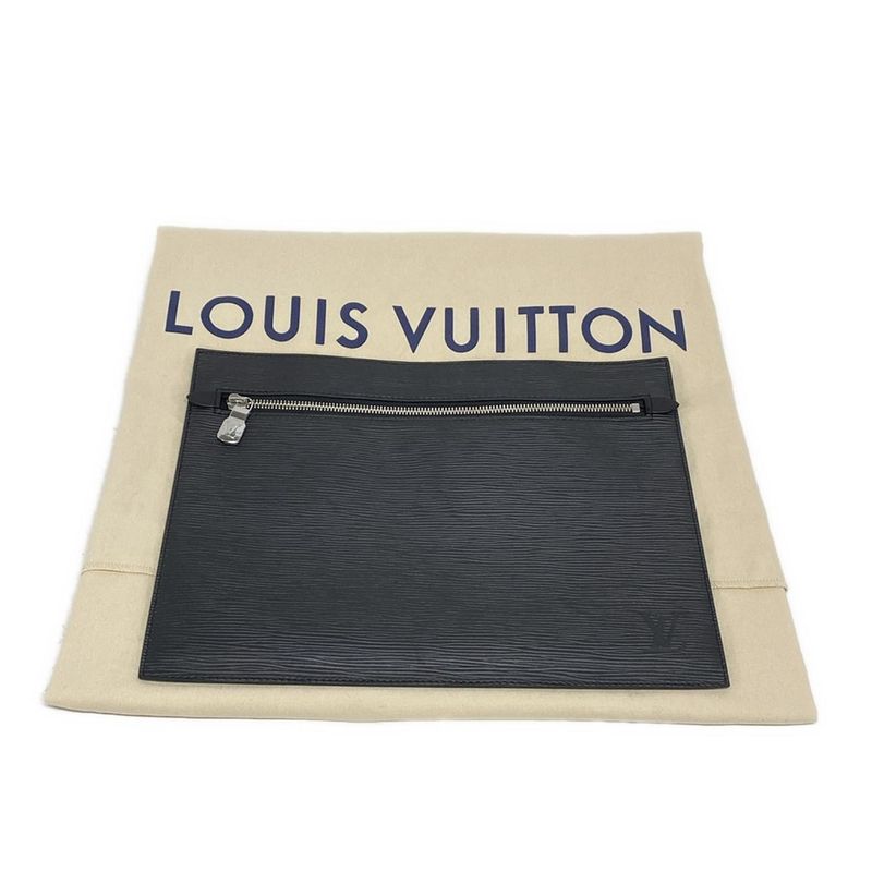 Louis Vuitton Epi Grand Sac M55185 Noir Black Leather Tote Bag Cowhide