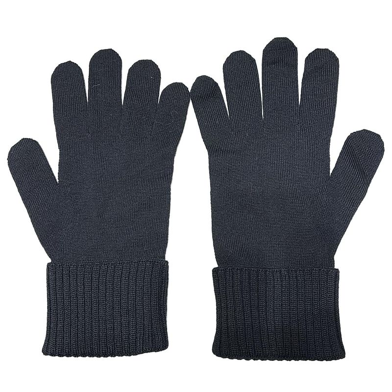 Louis Vuitton Gloves Damier Men's Gompti Damier M74430 Marron Wool