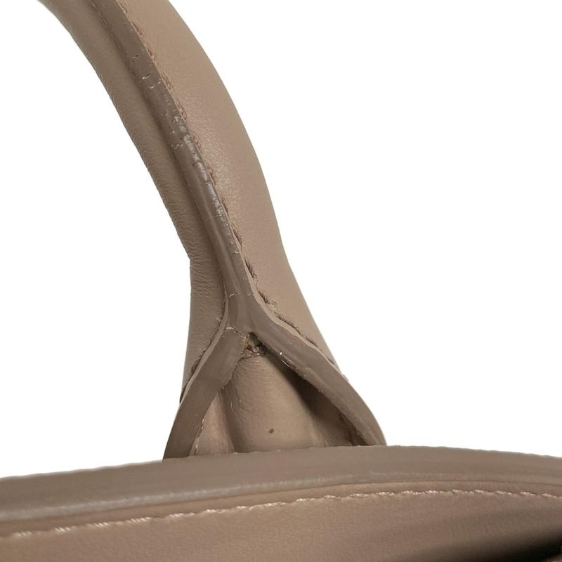 Prada Monochrome Tote Bag Pink Beige Robot Leather