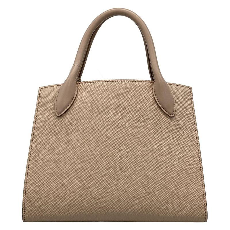 Prada Monochrome Tote Bag Pink Beige Robot Leather
