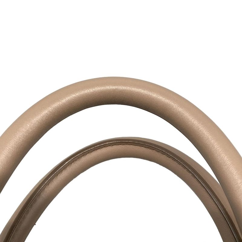 Prada Monochrome Tote Bag Pink Beige Robot Leather