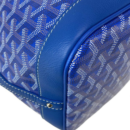 Goyard Shoulder Bag Petit Flo Blue Leather