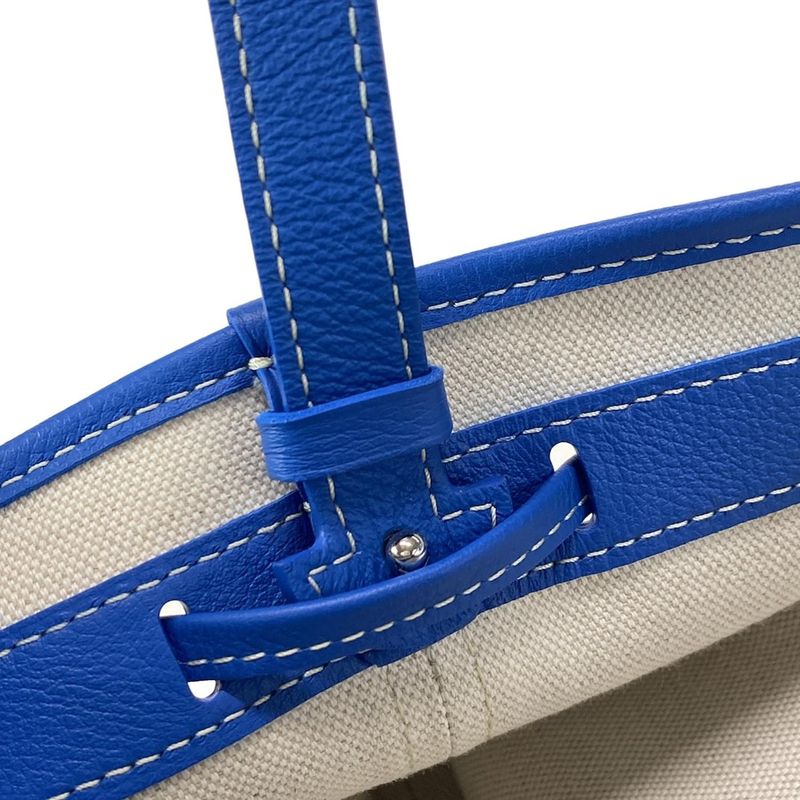 Goyard Shoulder Bag Petit Flo Blue Leather