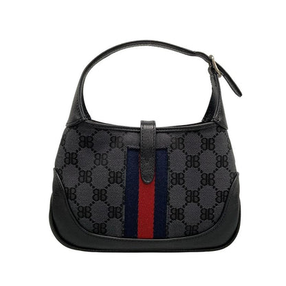 Balenciaga Handbag The Hacker Project Jackie 680132 Black X Navy X Red Gucci
