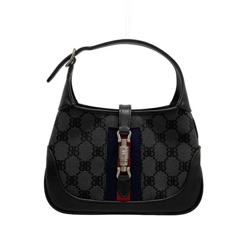 Balenciaga Handbag The Hacker Project Jackie 680132 Black X Navy X Red Gucci