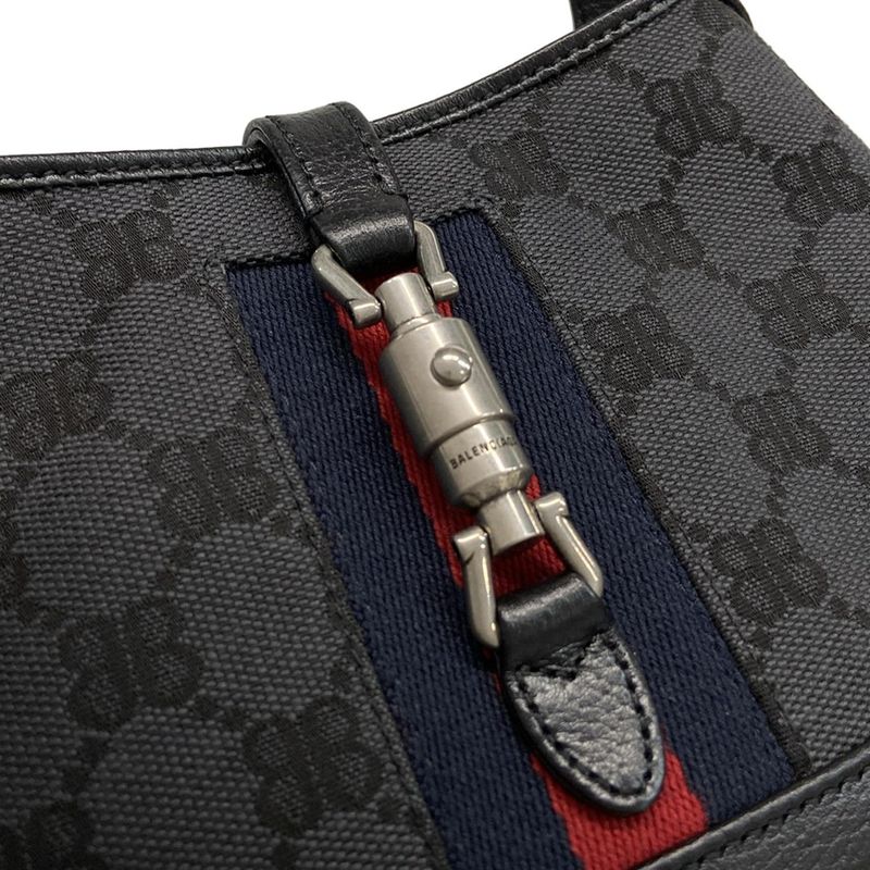 Balenciaga Handbag The Hacker Project Jackie 680132 Black X Navy X Red Gucci