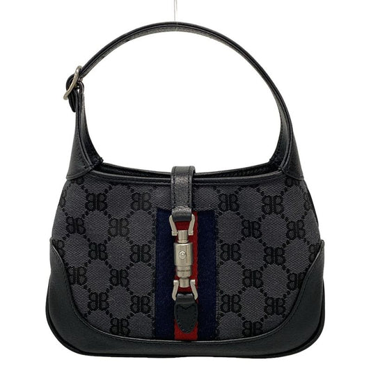 Balenciaga Handbag The Hacker Project Jackie 680132 Navy And Red Gucci Collabora