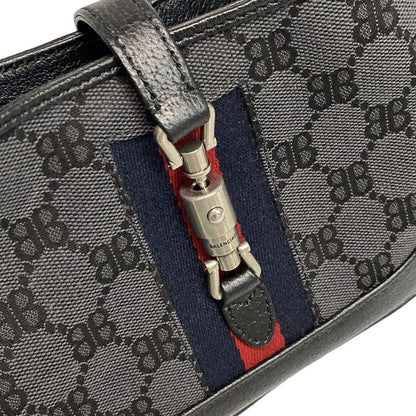 Balenciaga Handbag The Hacker Project Jackie 680132 Navy And Red Gucci Collabora