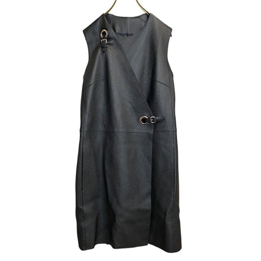 Tagged Hermes Women's Deerskin Leather Dress 34