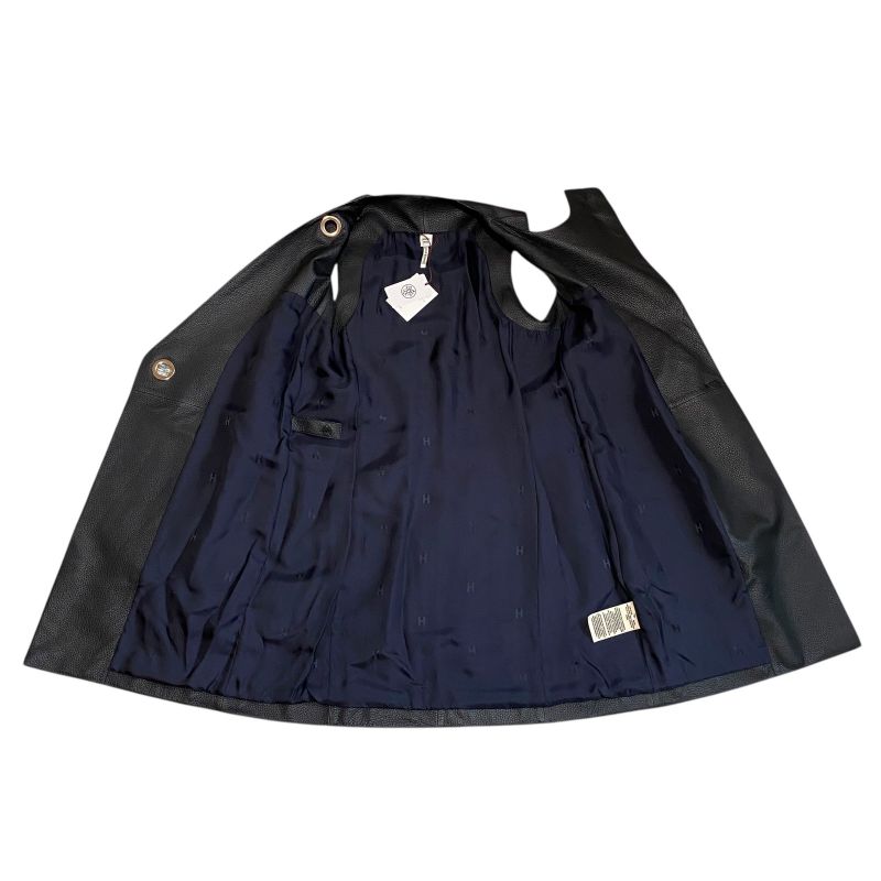 Tagged Hermes Women's Deerskin Leather Dress 34