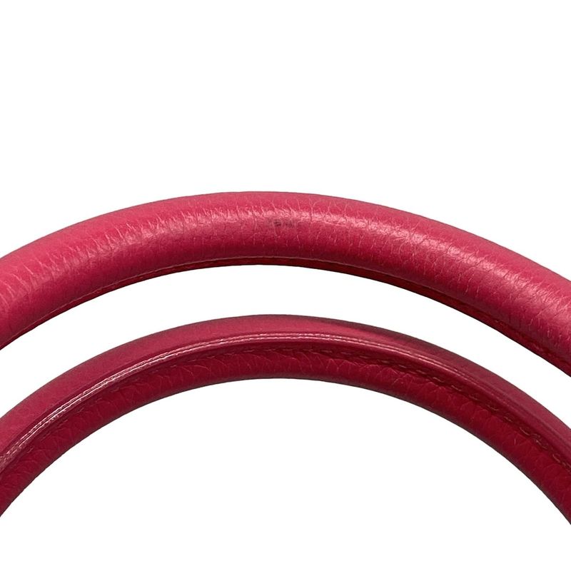 DIOR Christian Dior Handbag Dior Bar Pink And Orange Leather