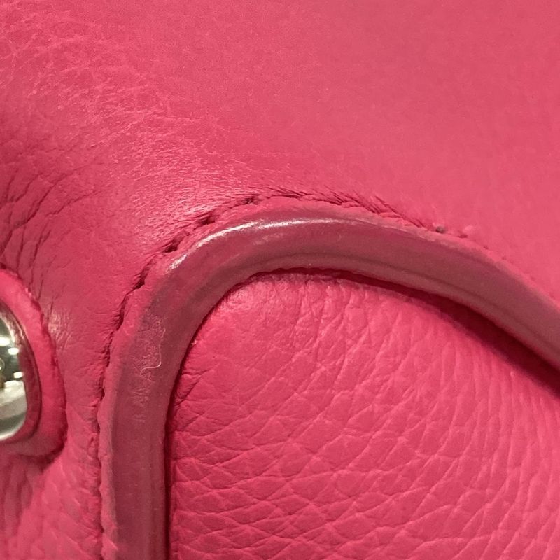 DIOR Christian Dior Handbag Dior Bar Pink And Orange Leather