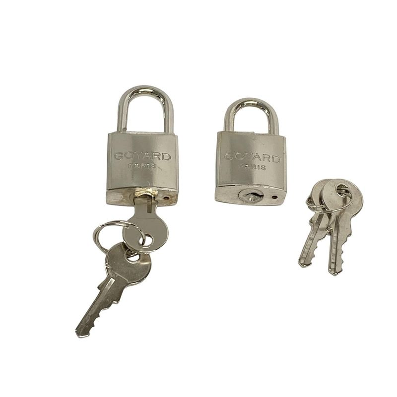 Goyard Carry Bag Trolley PM Black×brown×multi Leather