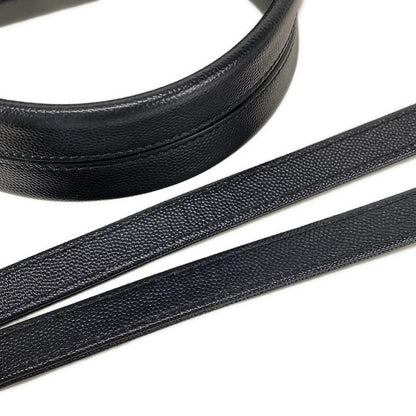 Chanel Tote Bag Deauville Line MM Black Chain Shoulder Silver Hardware 2way