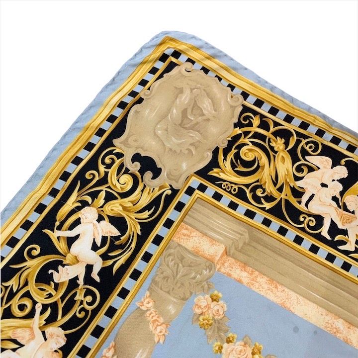 Fendi Scarf Silk Blue