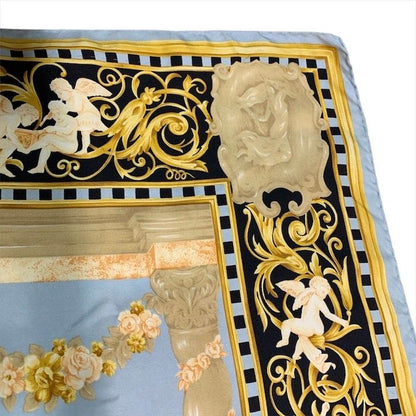Fendi Scarf Silk Blue