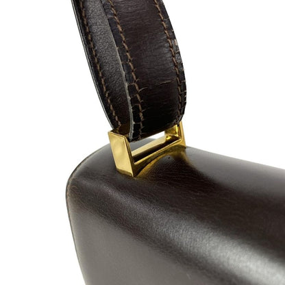 Hermes Shoulder Bag Constance 23 Chocolat Gold Hardware