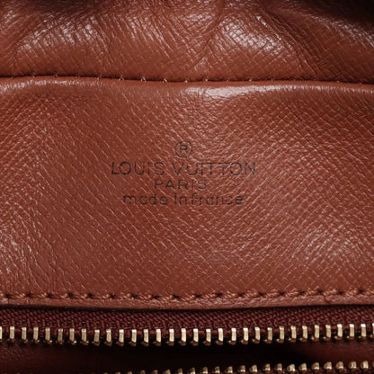 Louis Vuitton Monogram M45244 Leather Shoulder Bag Crossbody Brown Tote Women's