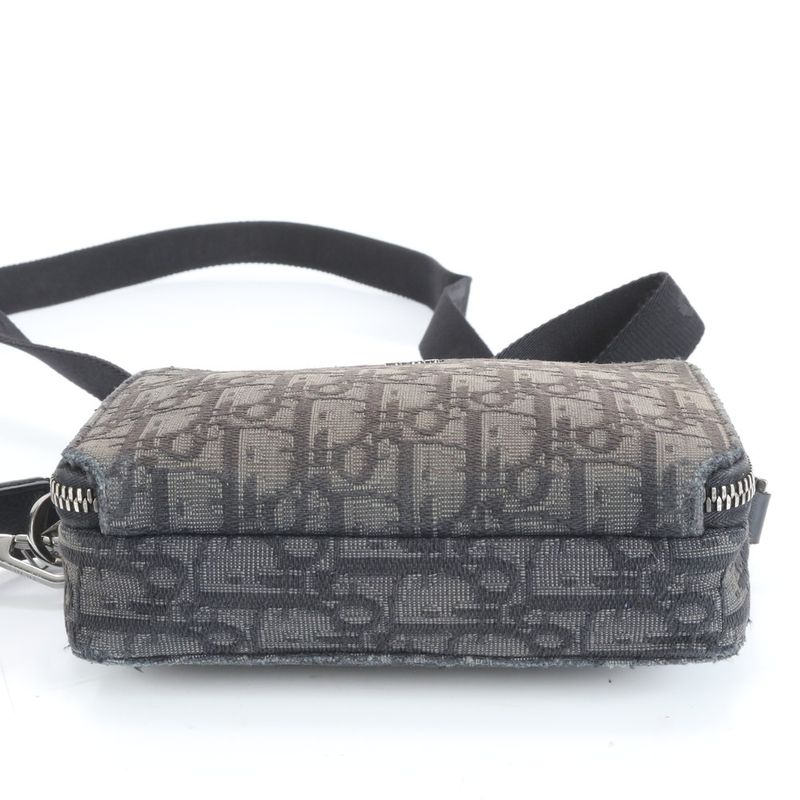 Dior Oblique Leather Shoulder Bag Crossbody Messenger Business Commuter