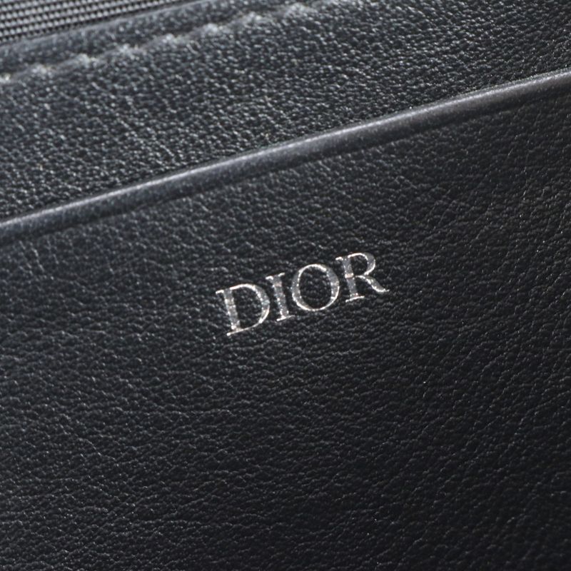 Dior Oblique Leather Shoulder Bag Crossbody Messenger Business Commuter