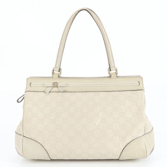 Guccissima Mayfair Ribbon Leather Tote Bag Shoulder 257063 Gold Hardware Women