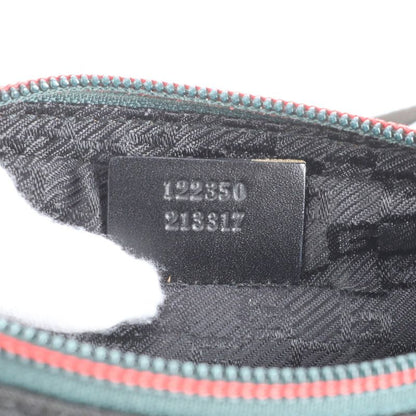 Gucci Sherry Line Leather Body Bag Crossbody Waist Pouch Shoulder 122350