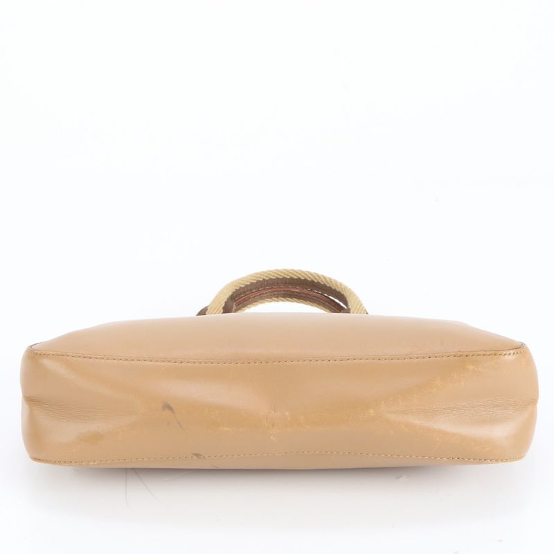 Gucci Leather Handbag Mini Tote 73984 Brown Women's RCE Cy33-8