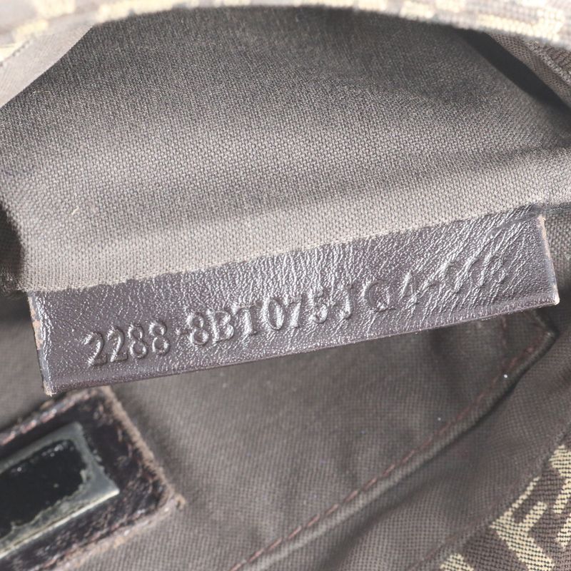 Vintage Fendi Zucchino 8bt075 Leather Shoulder Bag Crossbody Genuine Leather