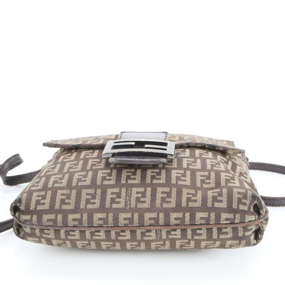 Vintage Fendi Zucchino 8bt075 Leather Shoulder Bag Crossbody Genuine Leather