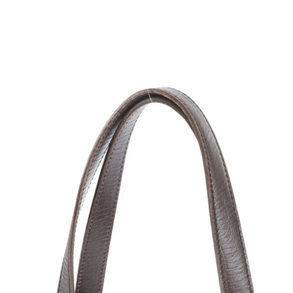 Gucci GG Canvas Sherry Line 137396 Leather Tote Bag Shoulder Hand Women's