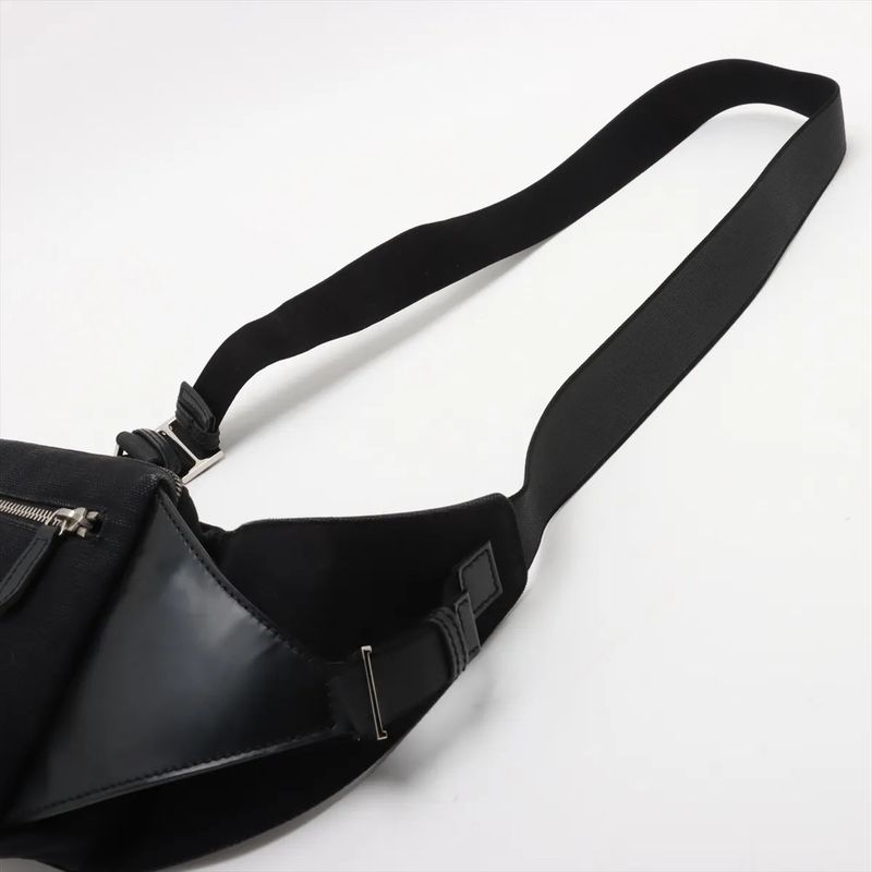 Balenciaga Leather 2WAY Body Bag Crossbody Body Waist Pouch Shoulder Genuine