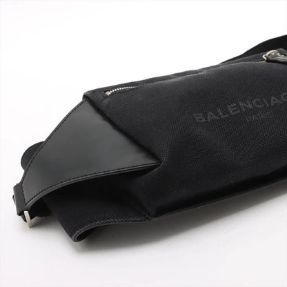 Balenciaga Leather 2WAY Body Bag Crossbody Body Waist Pouch Shoulder Genuine
