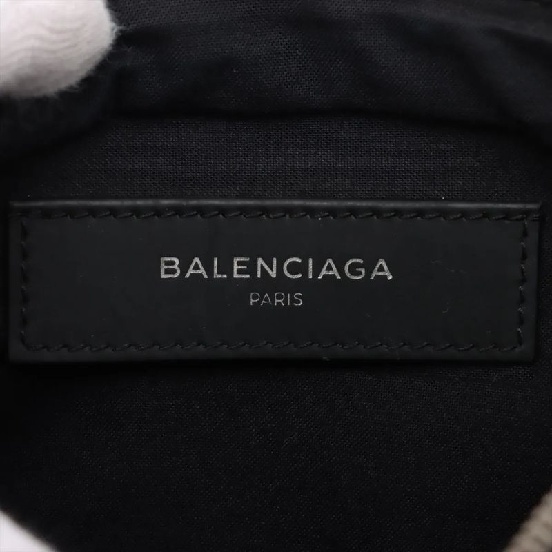 Balenciaga Leather 2WAY Body Bag Crossbody Body Waist Pouch Shoulder Genuine