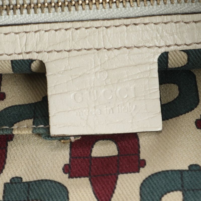 Gucci GG Canvas Sherry Line 144388 Leather Shoulder Bag Crossbody Hand Tote