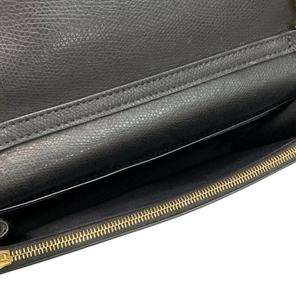 Fendi Wallet F Is Fendi 8bs006 Black Beige And Red Chain Wallet FF Logo Shape