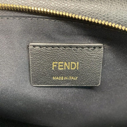Fendi Wallet F Is Fendi 8bs006 Black Beige And Red Chain Wallet FF Logo Shape