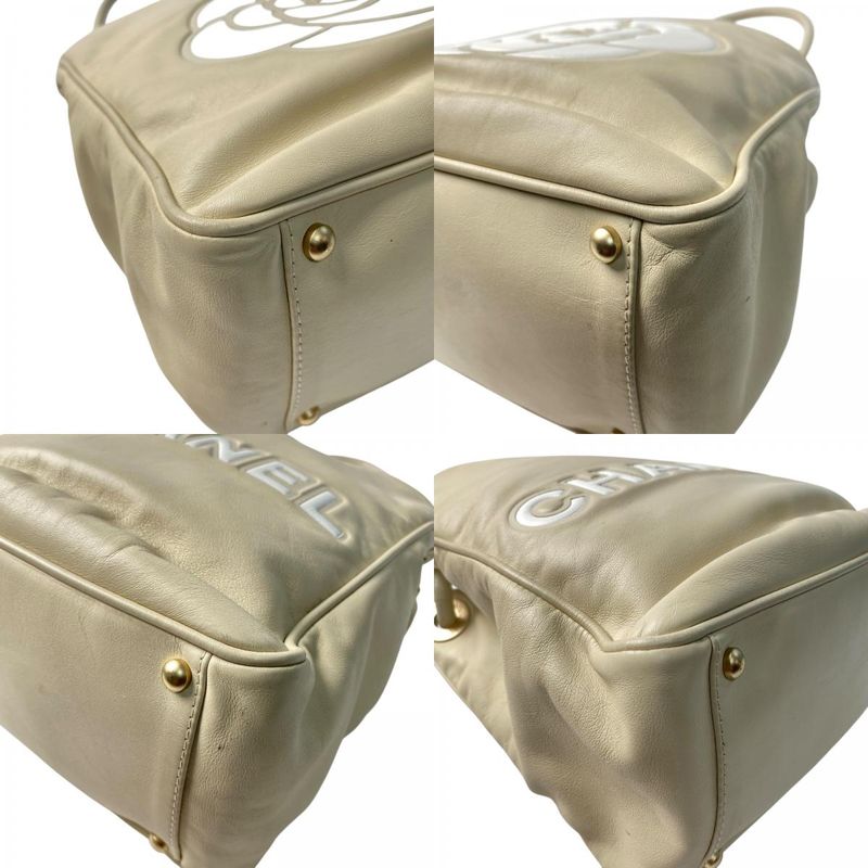 Chanel Women's Camellia Tote Bag Lambskin No 7 Shoulder Bag