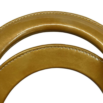 DIOR Christian Dior Handbag Lady Dior Large Bag Gray Silver Hardware Leather