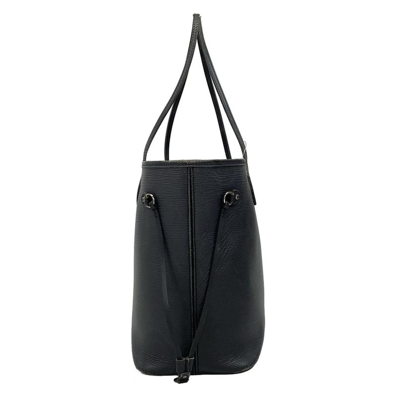 Louis Vuitton Epi Neverfull MM M40932 Noir Black Leather Tote Bag