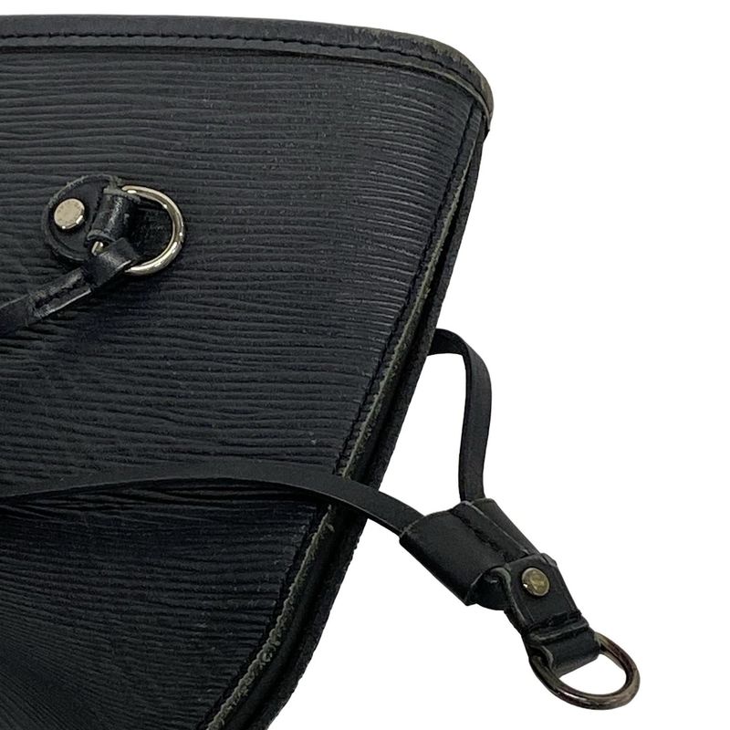 Louis Vuitton Epi Neverfull MM M40932 Noir Black Leather Tote Bag