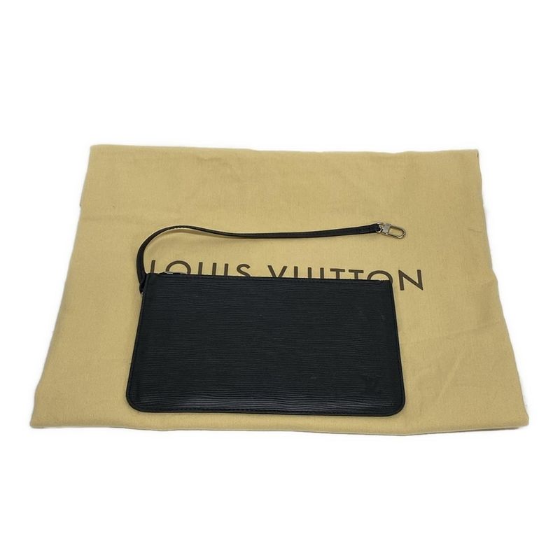 Louis Vuitton Epi Neverfull MM M40932 Noir Black Leather Tote Bag